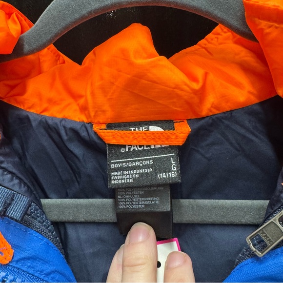 The North Face Vibrant Blue and Orange Boys' Jacket - Picture 2 of 3